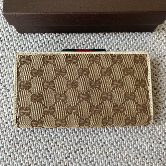 Gucci Wallet GG Canvas PVC AUTHENTIC - Picture 7 of 7